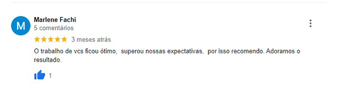 Depoimento Cliente 1